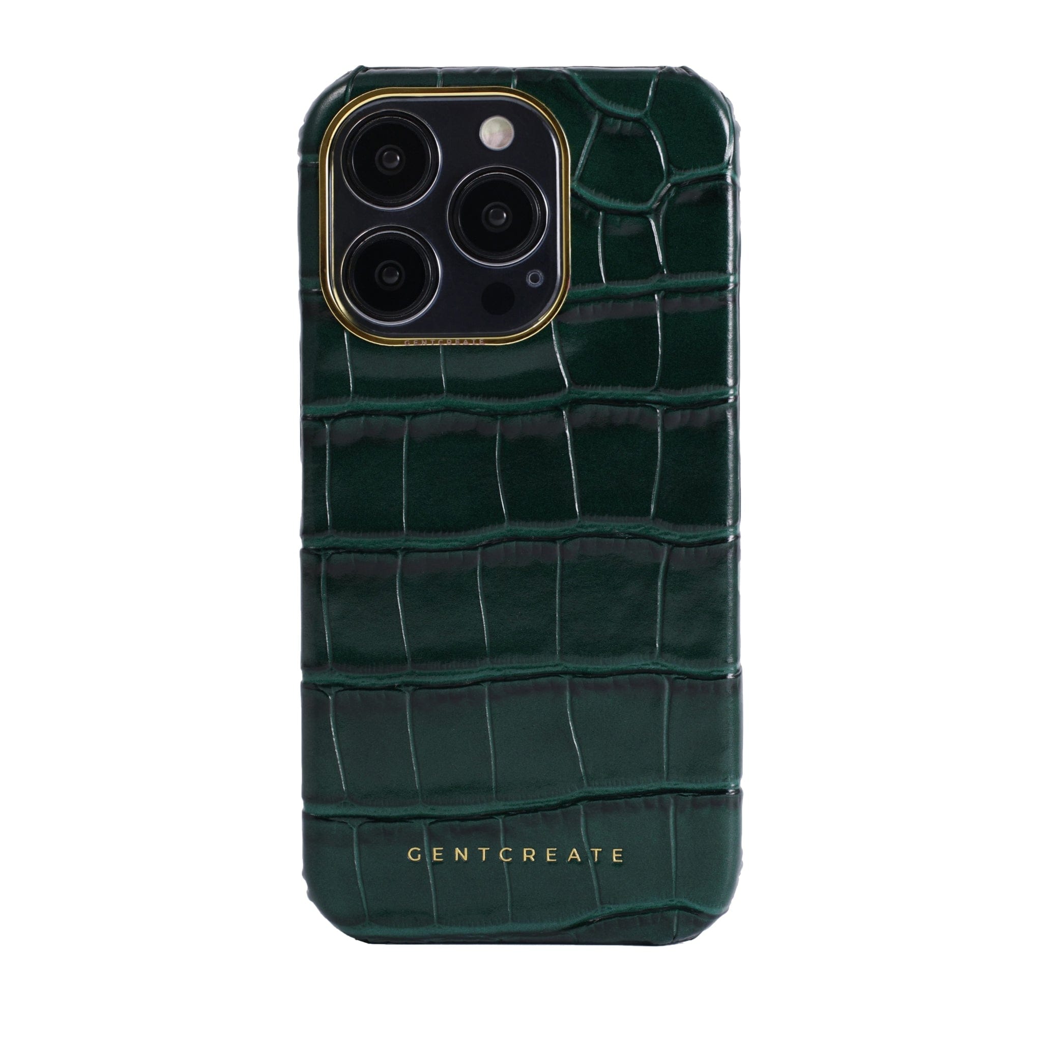 iPhone 15/14 Pro Max クロコダイルレザーケース | GENTCREATE