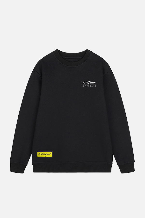 CYBERPUNK 2077 KIROSHI OPTICS TECHPRINT CREWNECK – CD PROJEKT RED