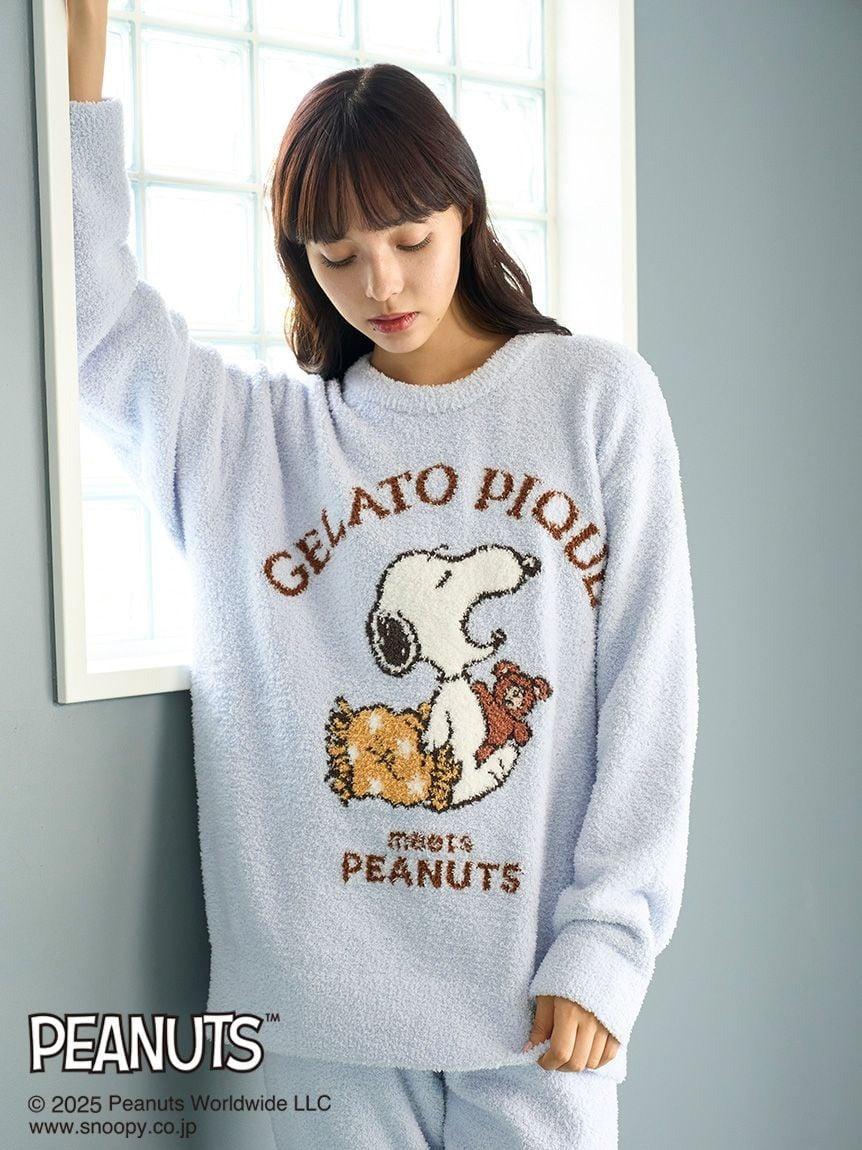 PEANUTS] Original Art Jacquard Pullover