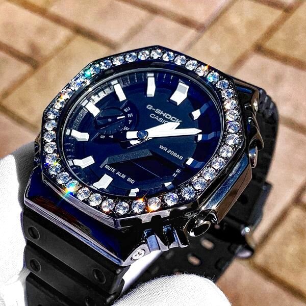 G-SHOCKカスタム GA2100 カーボン カスタムベゼル カバー 本体SET