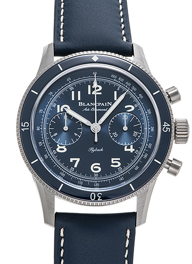 未使用Blancpain純正ストラップ／ブラック／手縫い仕様 ブランパン