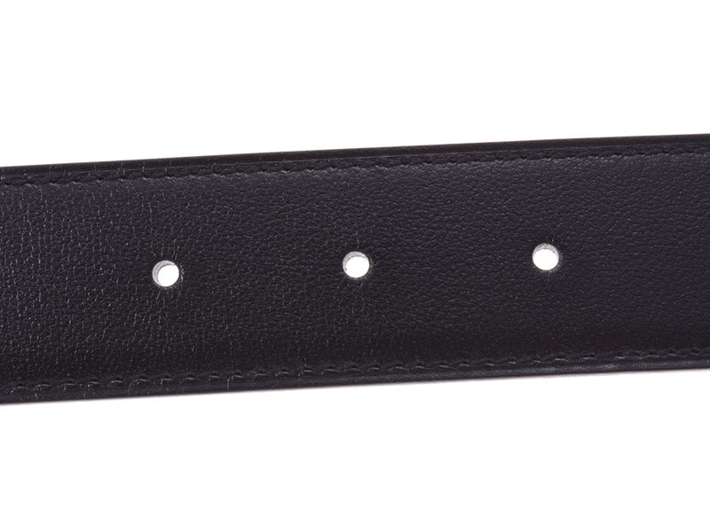 エルメス Hベルト サイズ90cm 黒/エタン SV金具 D刻印 メンズ BOX