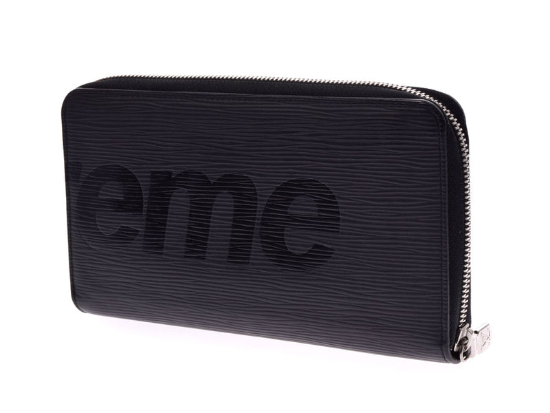 Louis Vuitton Epi Supreme Collaboration Zippy Organizer Black