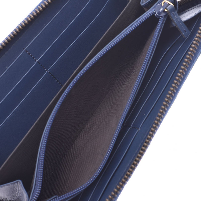 グッチGGマーモント 日本限定 ブルー レディース デニム 長財布 GUCCI