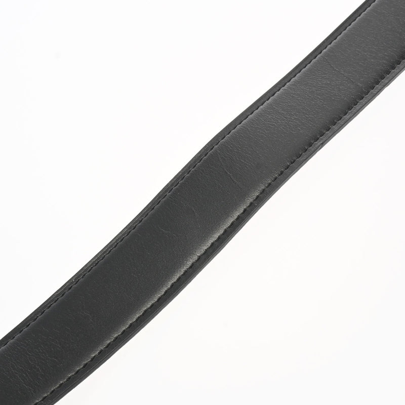 エルメスHベルト サイズ80 リバーシブル 黒/ゴールド ブラック金具 U
