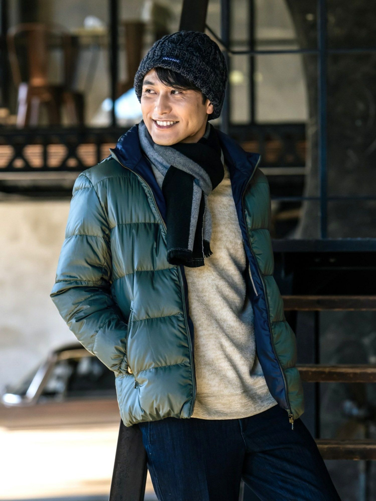 撥水／フード取り外し】フーディーダウンジャケット | INSPIRE ONLINE SHOP