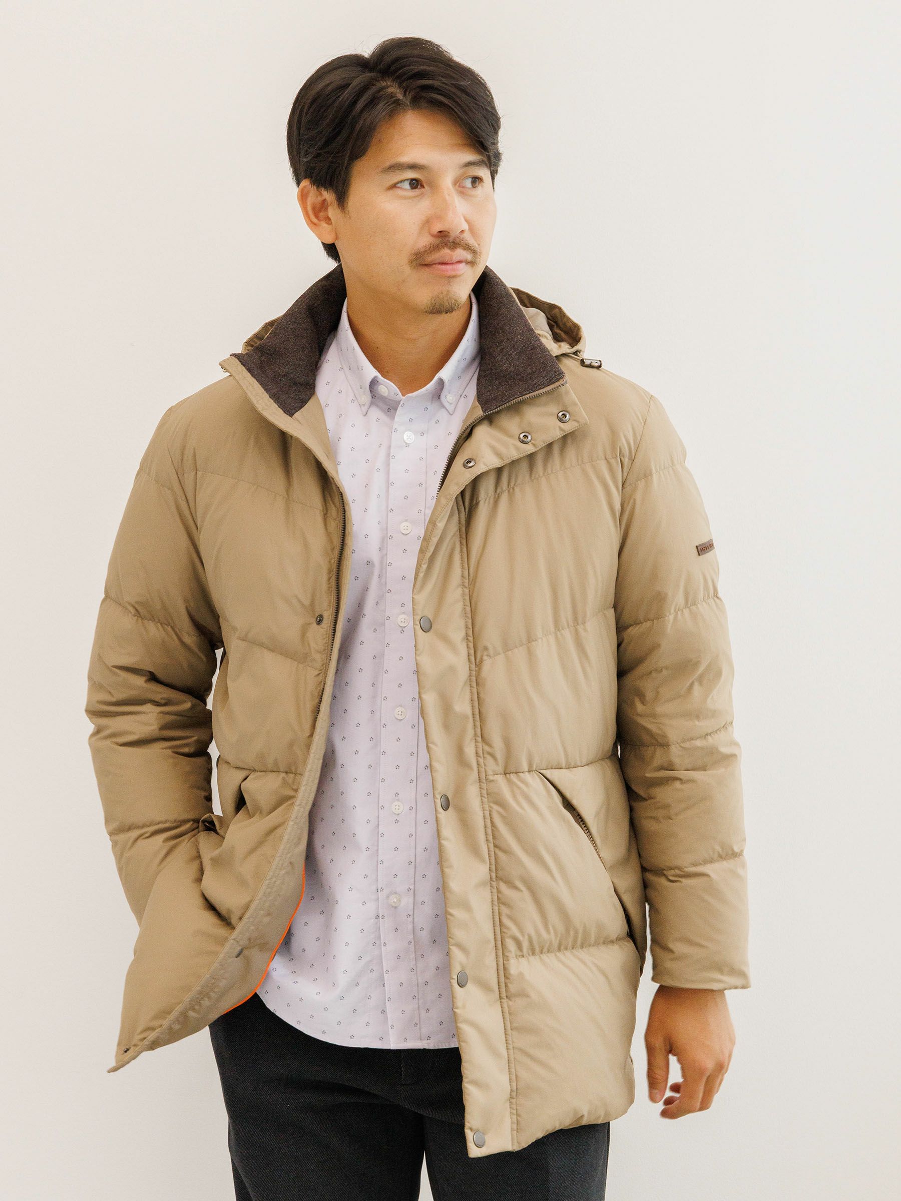 撥水／軽量】軽量フード付きダウンコート | INSPIRE ONLINE SHOP