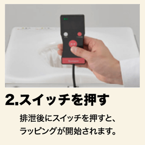 144124】車載専用ラップ式トイレ wrapull （ラップル）12V TYPE-B