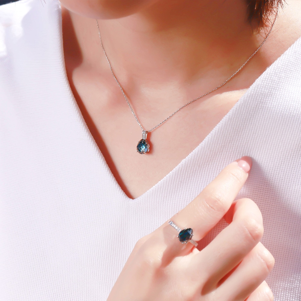 MINAMO - Shizuku - K18WG ダイヤモンドネックレス
