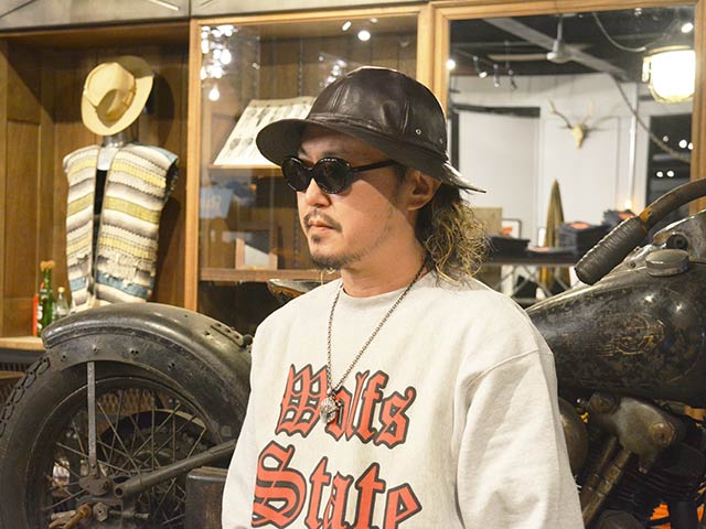 全2色【Mr.FATMAN/ミスターファットマン】2024AW「Leather Fatigue Hat