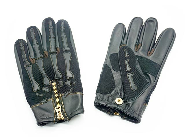 全2色【Vin&Age/ヴィン&エイジ】2025SS「Skeleton Glove/スケルトン