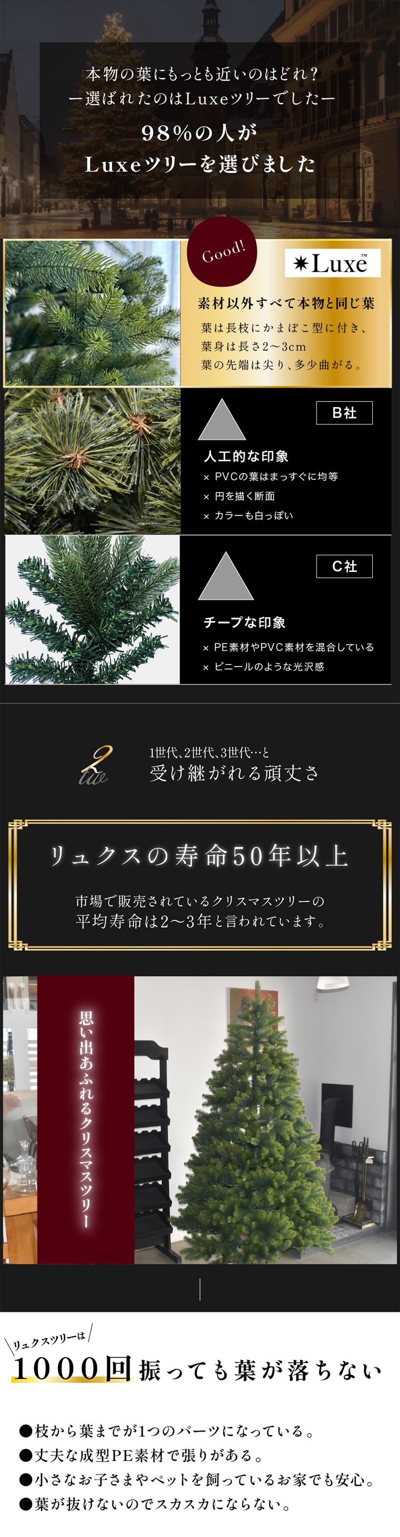 Luxe(TM)正規品 クリスマスツリー ベツレヘム の星 おしゃれ 北欧 高級