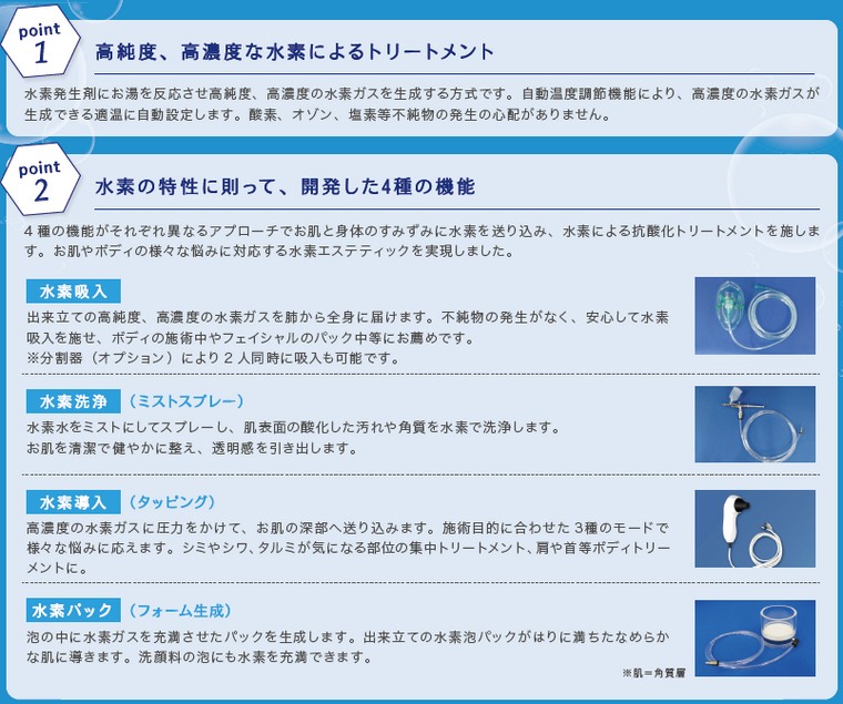 高濃度水素複合美容機器 H2 REBORN PRO 業務用の通販｜美セラ