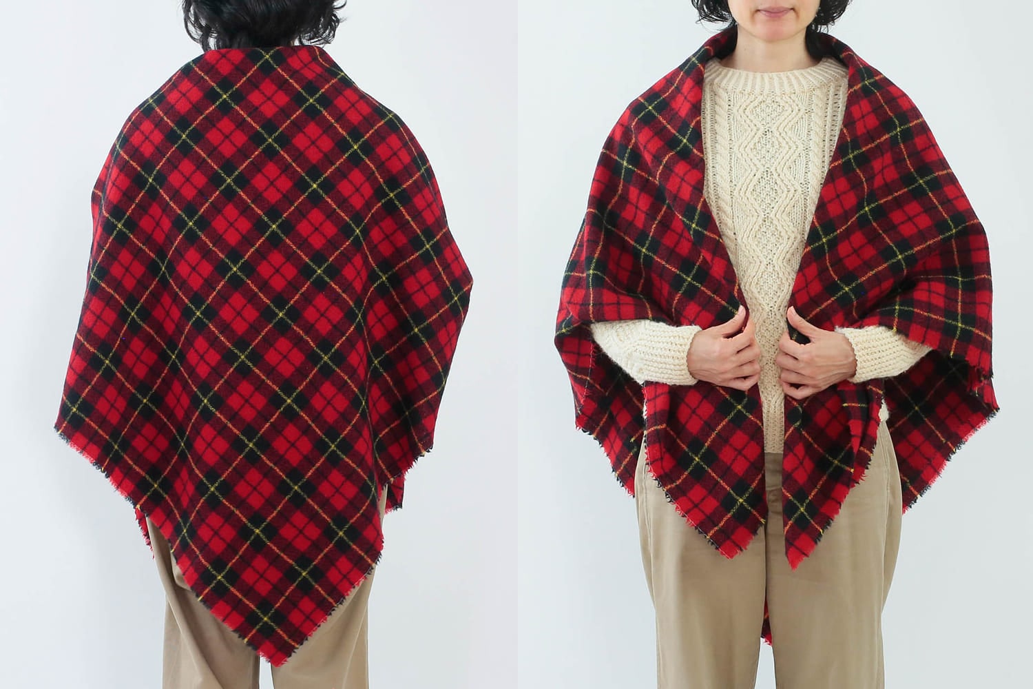 WOOL TARTAN CHECK BLANKET Wallace （オールドマンズテーラー／R&D.M