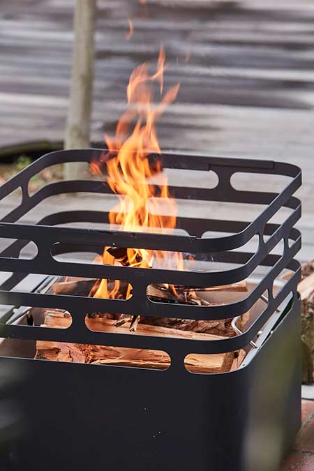 CUBE Fire basket 【hoefats】_キューブ｜ホーファッツ 焚火台・BBQ