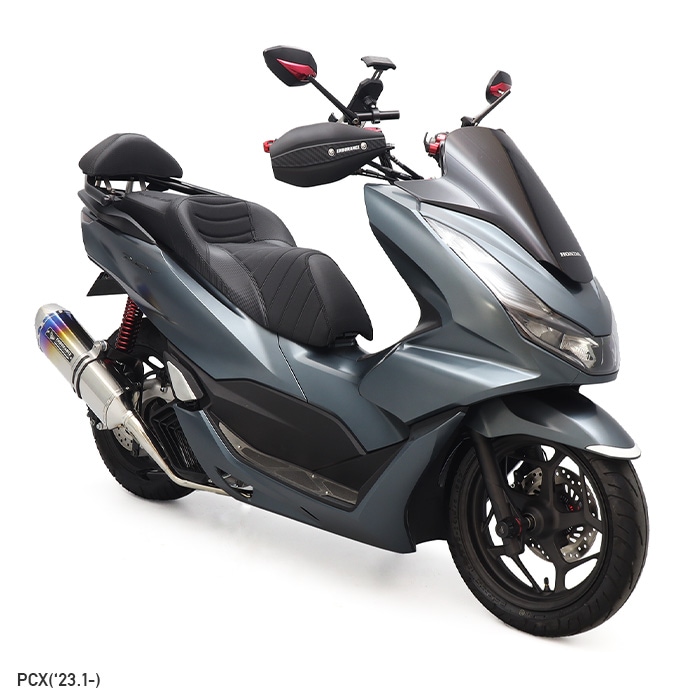 PCX JK05 R2マフラー チタングラデーション | エンデュランス