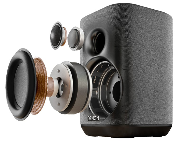 DENON HOME 150 ブラック,ホワイト 1台 ワイヤレス HiFi スピーカー
