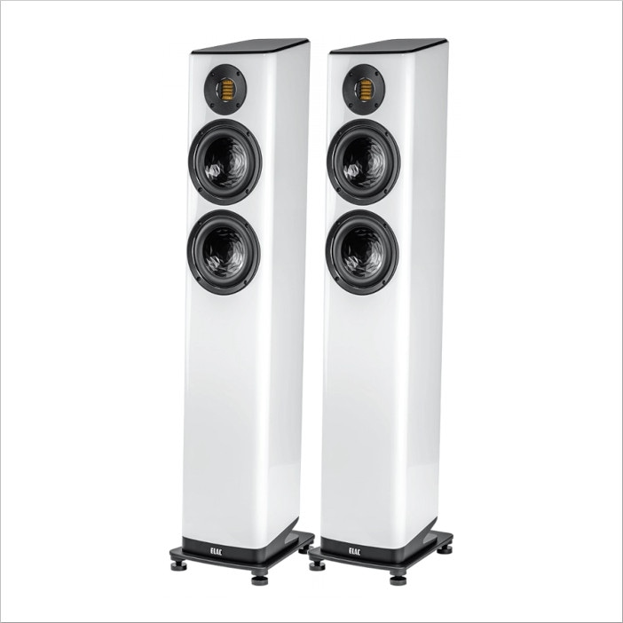 ELAC VELA FS 409.2 ホワイト・ハイグロス ペア トールボーイ型
