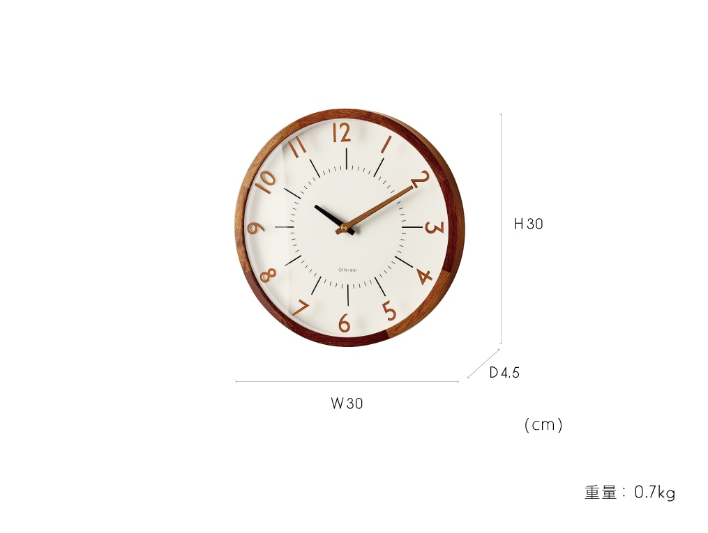 Oland オラント ウォールクロック | 掛け時計 | INTERFORM INC.ONLINE SHOP
