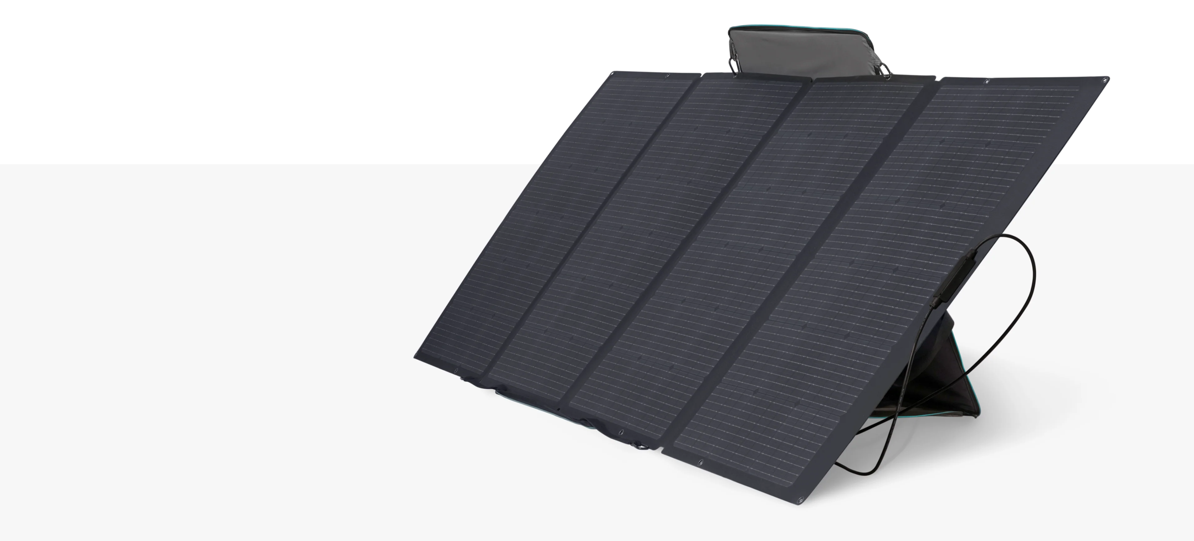 EcoFlow 400W ソーラーパネル 単結晶 高効率 折りたたみ式 IP68 防水