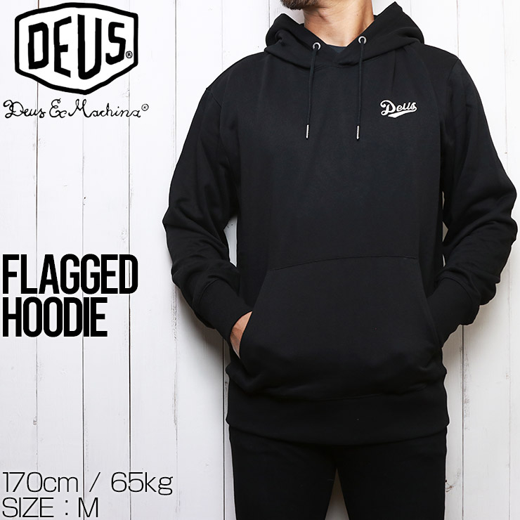 Deus Ex Machina デウスエクスマキナ FLAGGED HOODIE プルオーバー