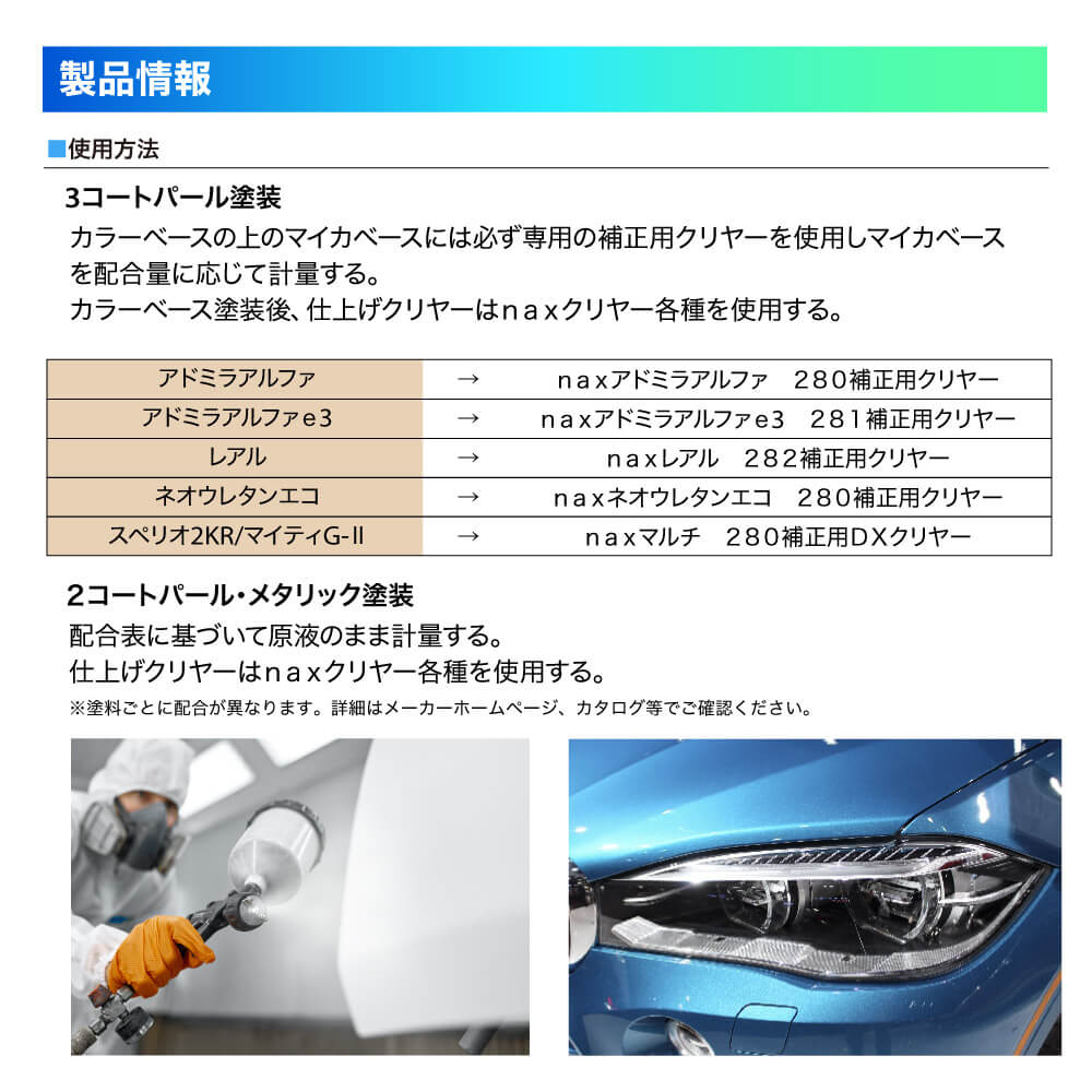 nax 06Y ネオマイカベース 3SPG 100g/日本ペイント マイカ 原色 塗料