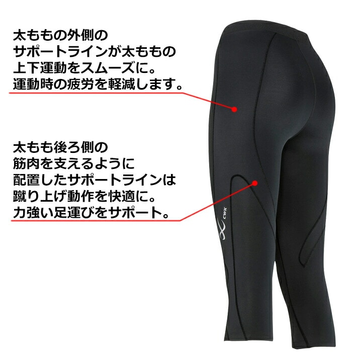 セミロングワコール Wacoal CW-X レディース スポーツタイツ CWX