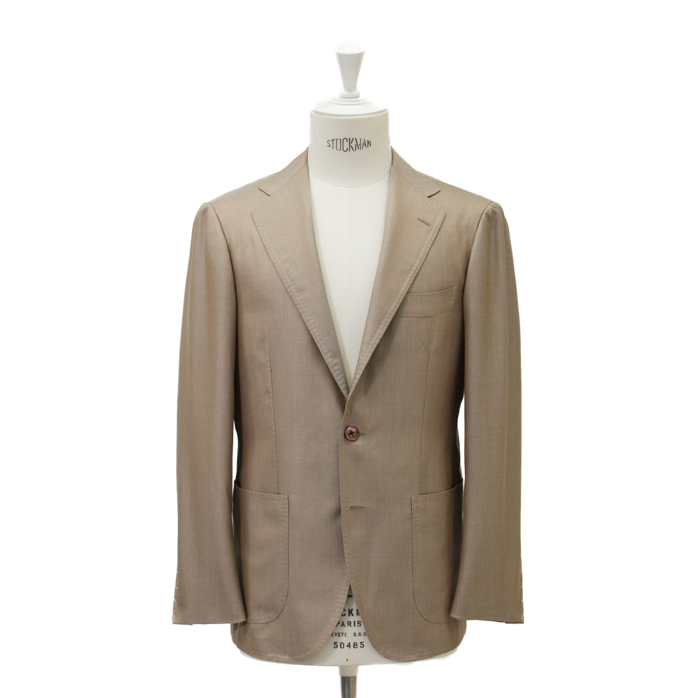 Model NO-254 カシミヤ×シルク ベージュ ジャケット ジャケット