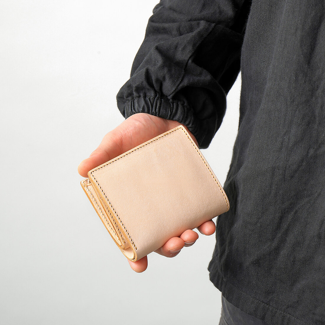 SAAD LEATHER COMPACT WALLET│SAADウェブストア
