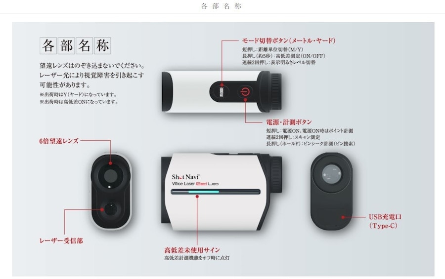 Voice Laser Red Leo 商品詳細ページ 【公式通販】Shot Navi ショット