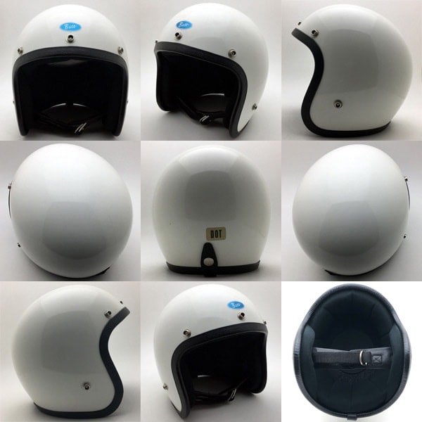 ブコ Buco STANDARD ジェットヘルメット ブラック・ホワイト