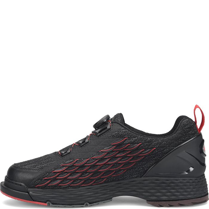 Mens Dexter THE C9 Knit Boa Black/Red - Medium Width