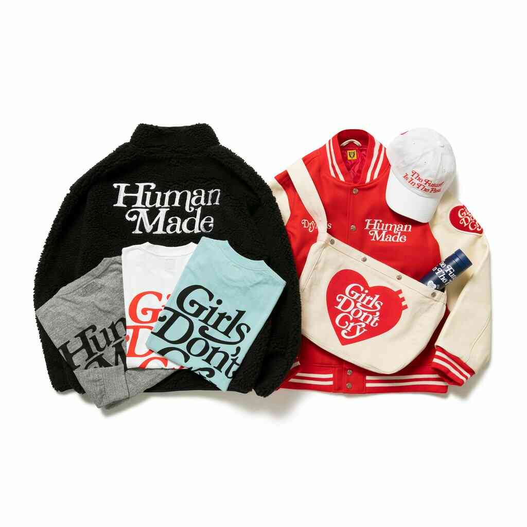 HUMAN MADE × GIRLS DON'T CRY 20AW コラボアイテムが11/27に国内発売