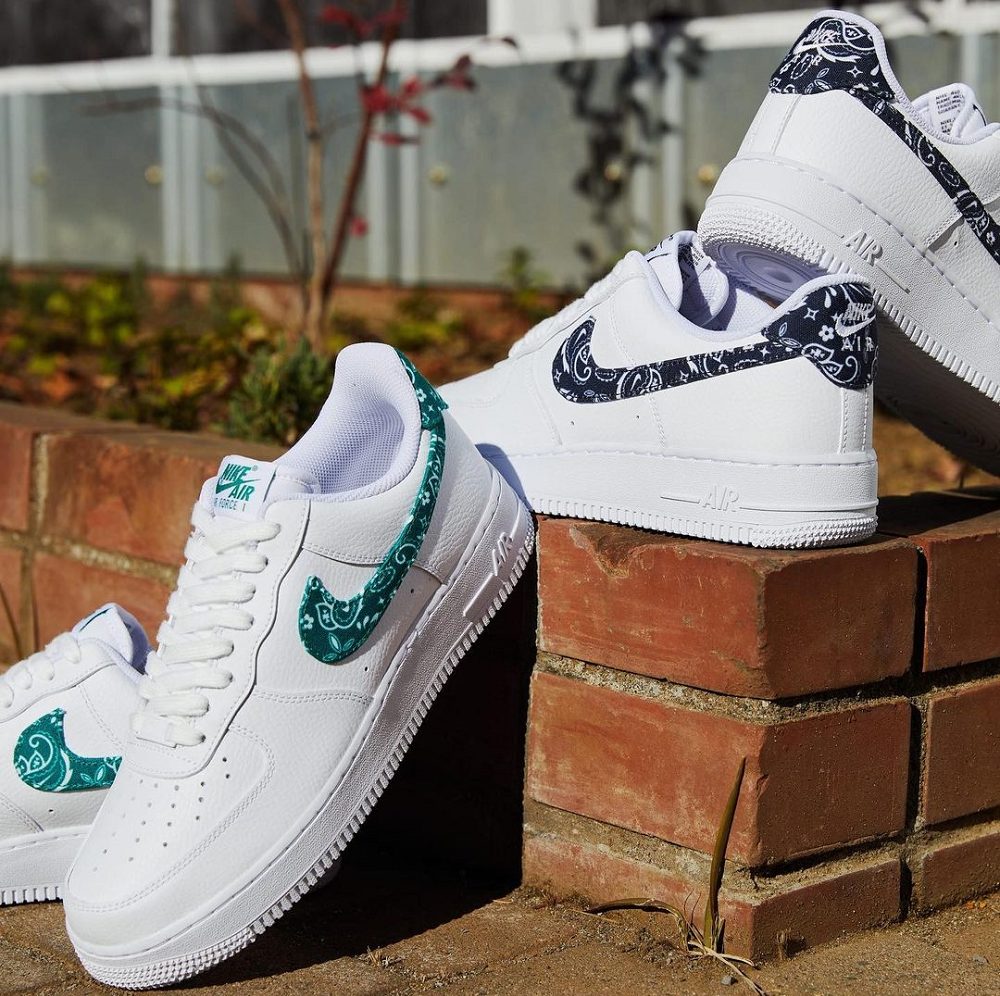 NIKE WMNS AIR FORCE 1 LOW ESS PAISLEY BLACK & GREENが1/20に国内