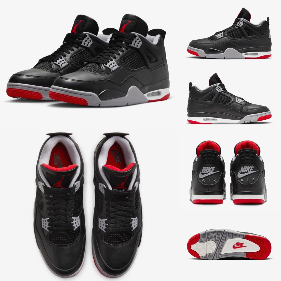 NIKE AIR JORDAN 4 BRED REIMAGINEDが2/17に国内発売予定【販売店舗