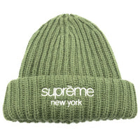 SUPREME シュプリーム 23AW Classic Logo Chunky Ribbed Beanie