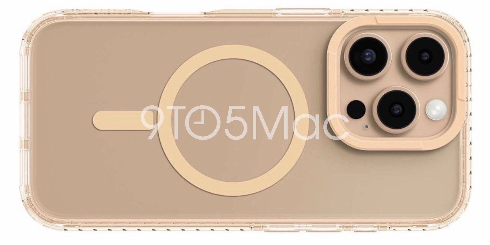 これがiPhone 16 Proの「ゴールドチタン」カラーか。モックアップが