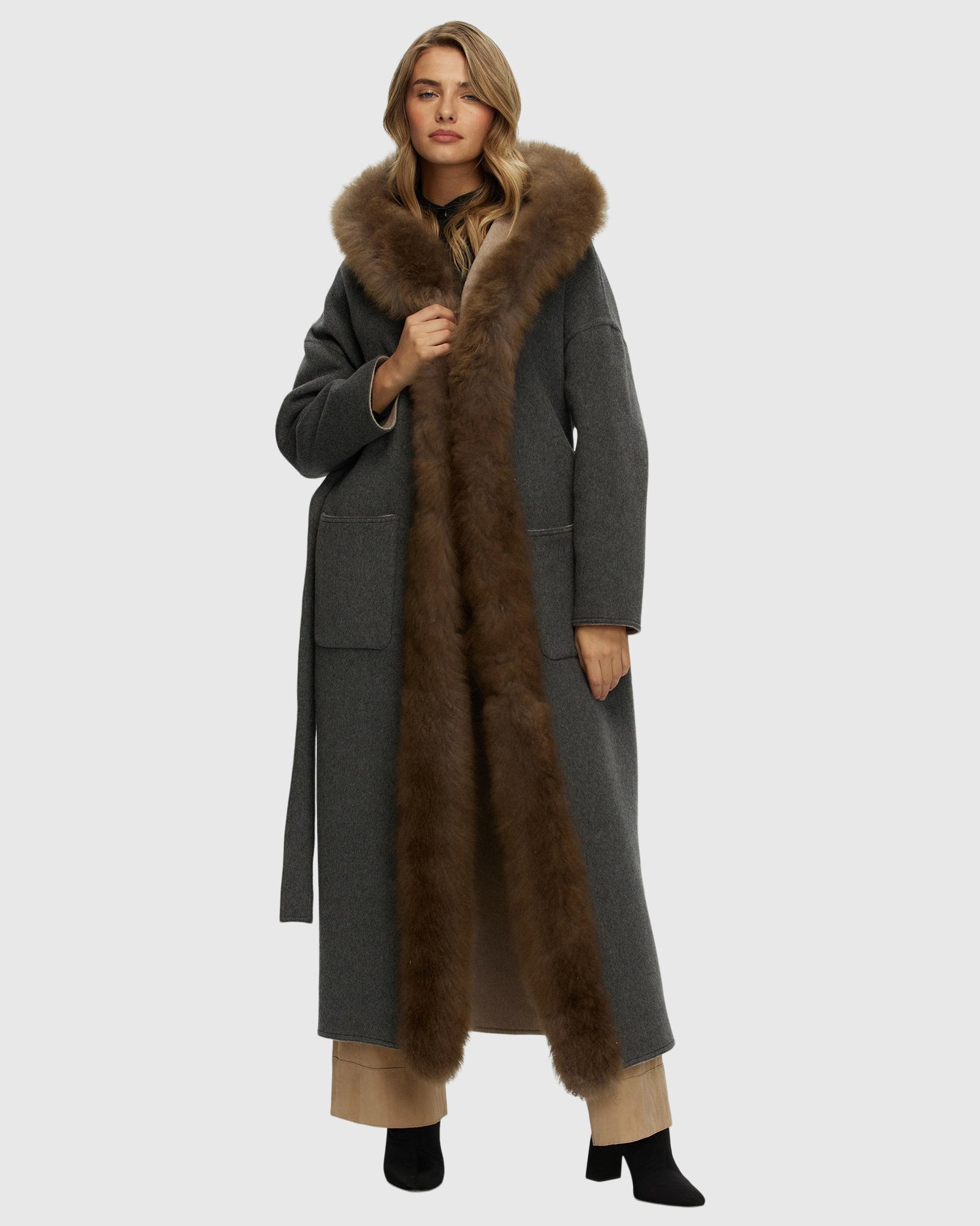 Reversible Parka Crafted From Loro Piana Cashmere with Select Cashmere