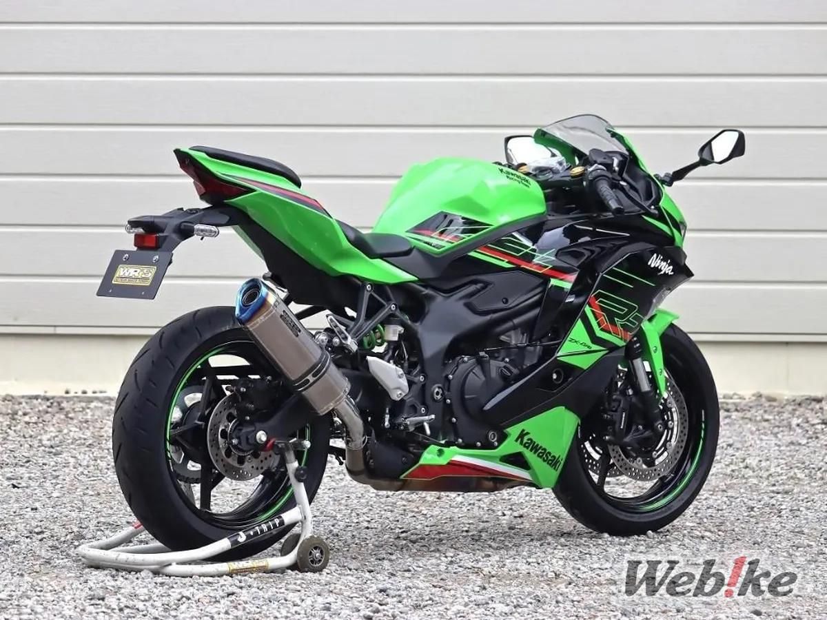 New products] WR'S has released new slip-on exhausts for the ZX-4R