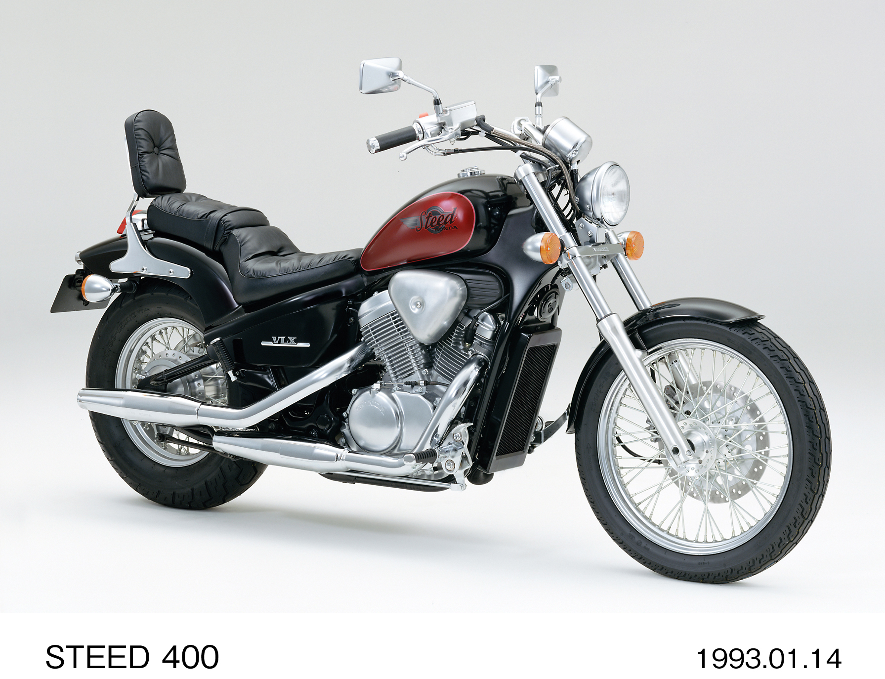 アメリカンスタイルのスポーツバイク「ホンダスティード・400/600」の