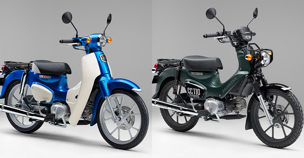 スーパーカブ110」「クロスカブ110」「クロスカブ 110・くまモン