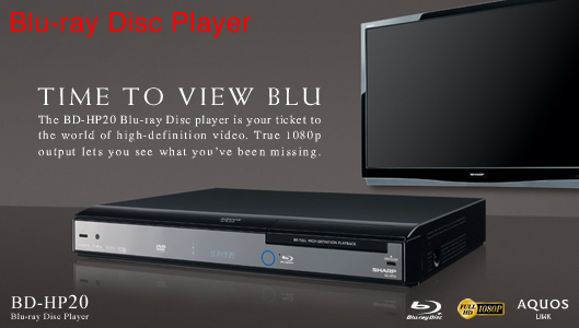 Blu-Ray Disc Player : SHARP