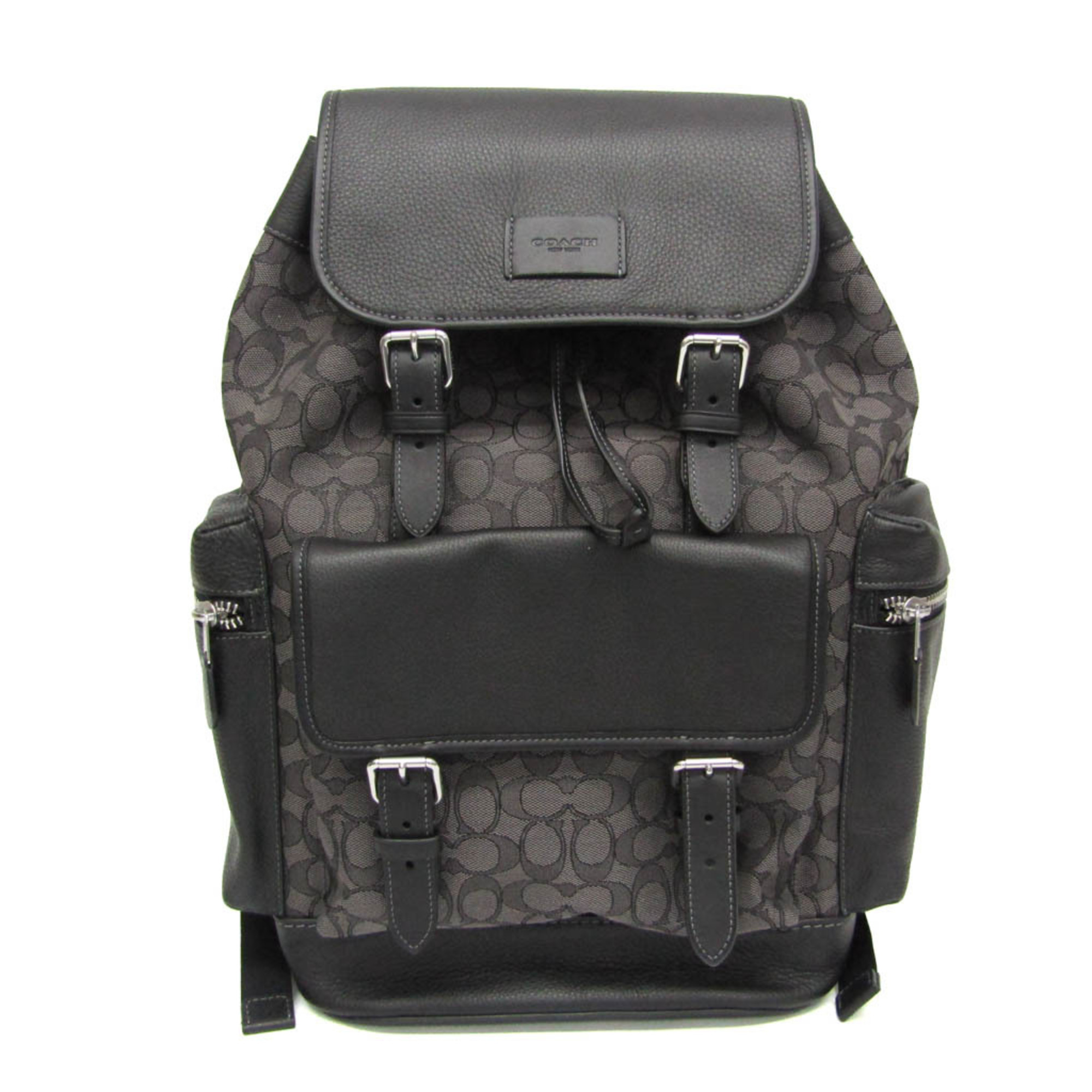 コーチ(Coach) シグネチャー CE523 メンズ レザー,PVC リュックサック