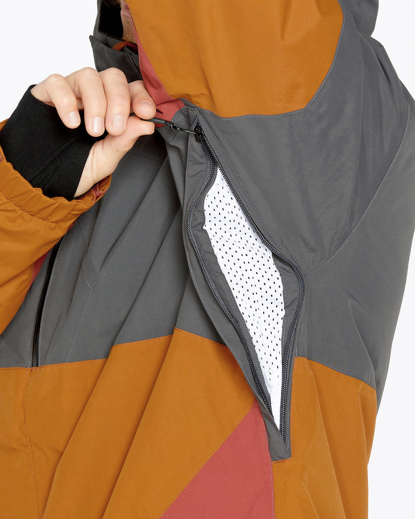 Volcom L Gore-Tex Men's Caramel Outerwear Jacket 2025