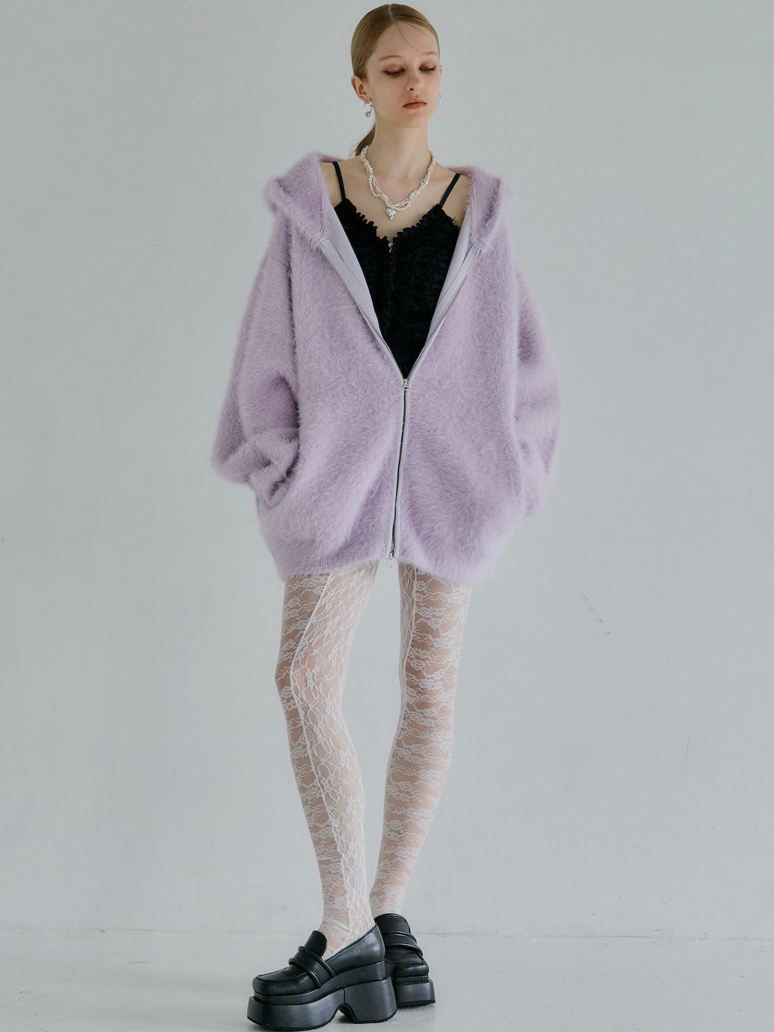 スウィッチング Stretch レース タイツ
