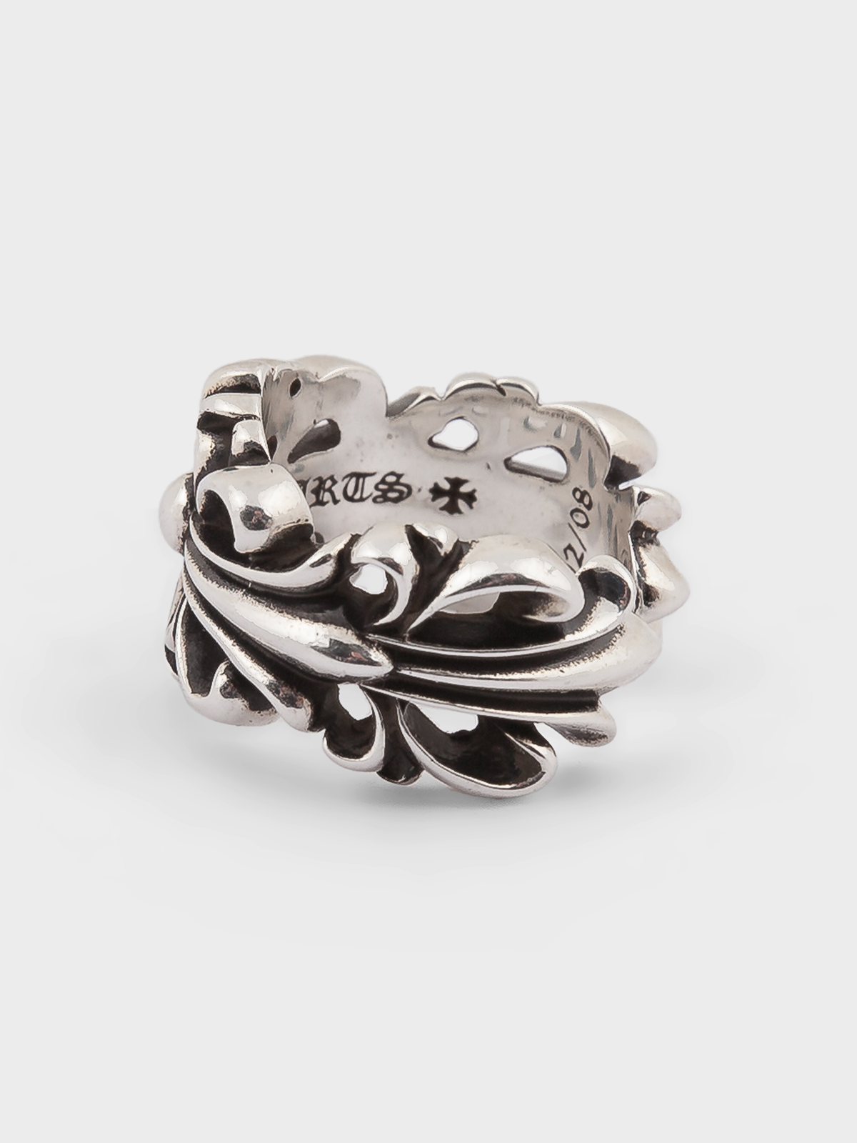 Buy Chrome Hearts Double Floral Ring Online at Groupie
