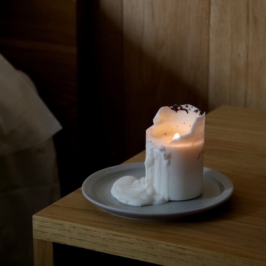 SOY CANDLE｜ソイキャンドル・ガラスドーム｜sheep［シープ］- graf