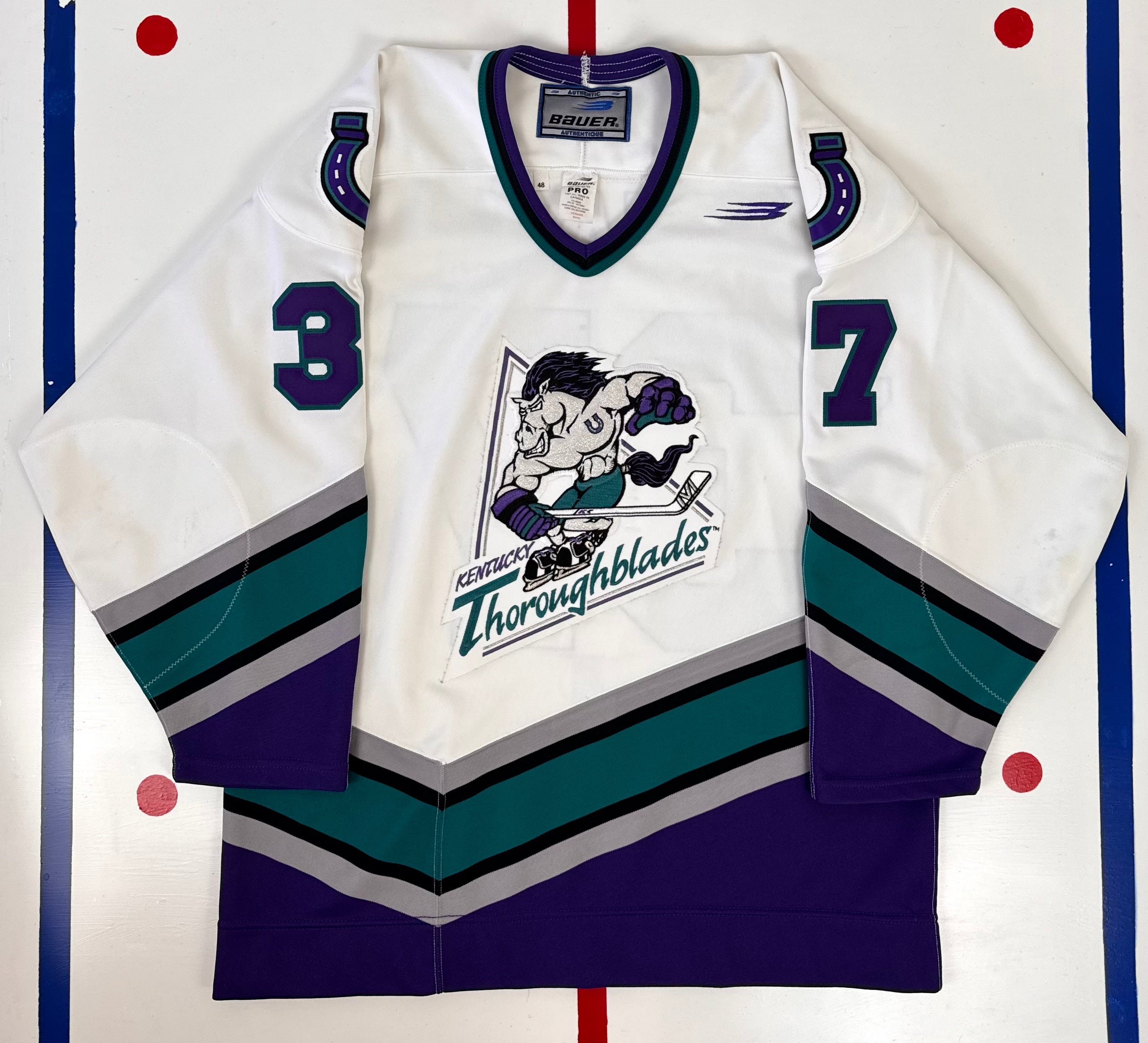Kentucky Thoroughblades 1997-1998 Zdeno Chara AHL Hockey Jersey