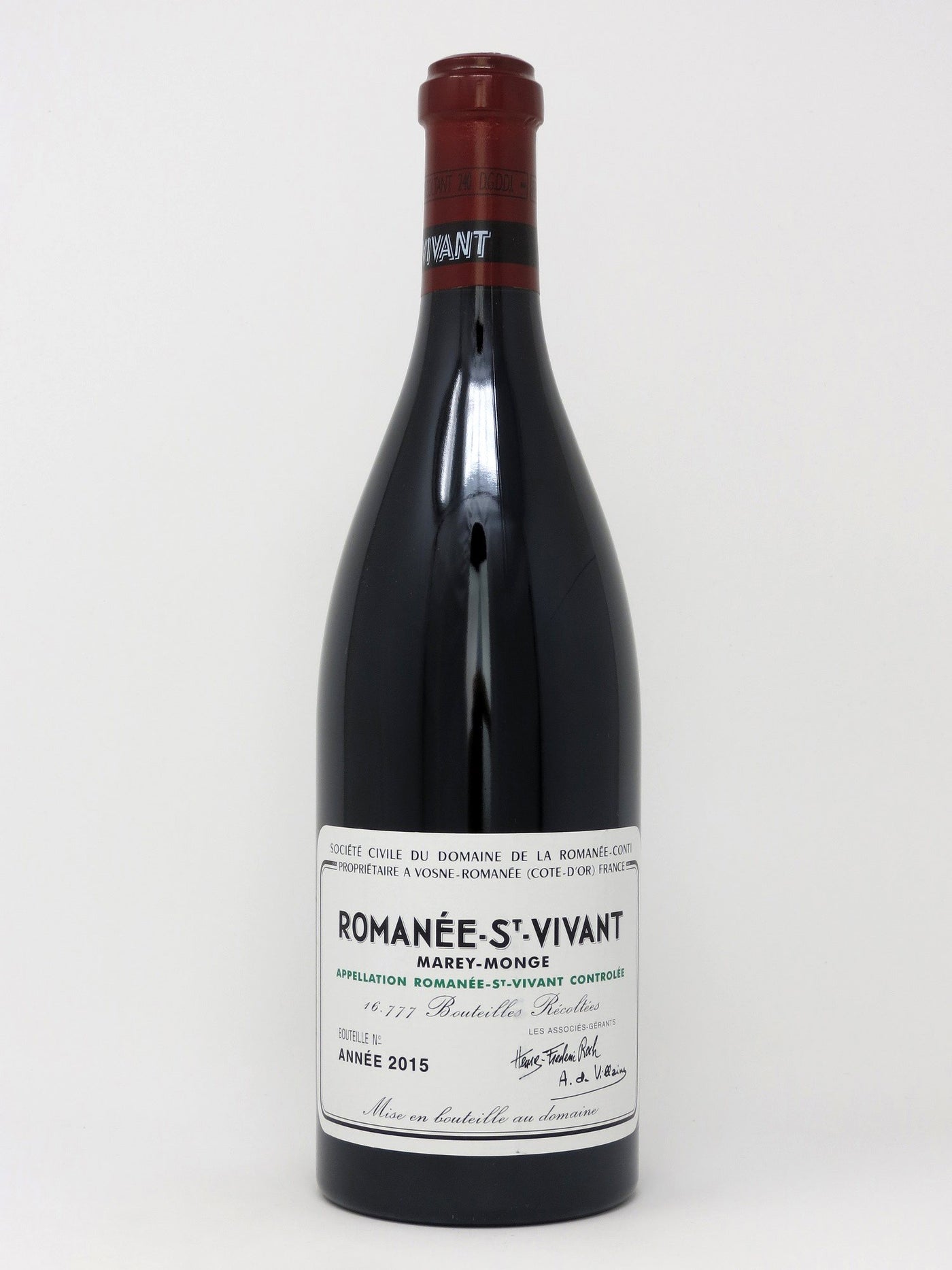 2015 Domaine de la Romanee-Conti, DRC, Romanee-Saint-Vivant Grand Cru,
