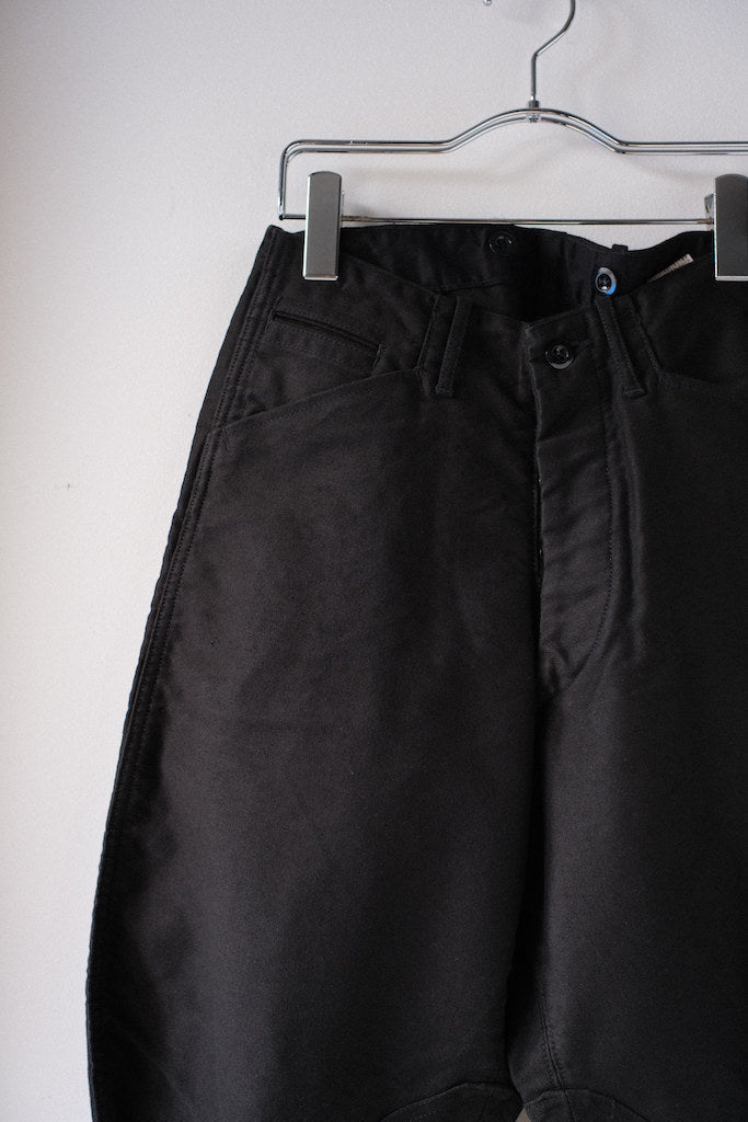 BLACK SIGN MOLESKIN SHERIFF BREECHES BLACK – grandguignol